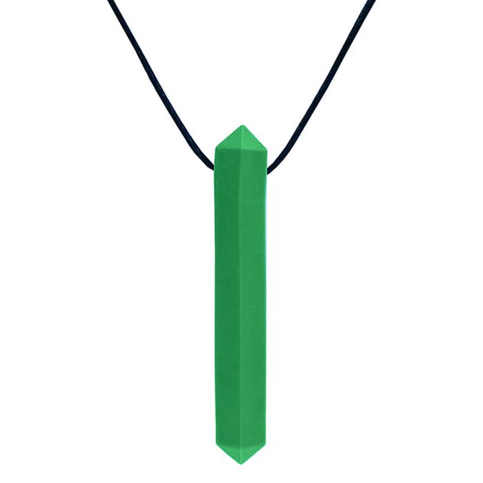 ARK Therapeutics Chew Forest Green XXT Toughest ARK'S KRYPTO-BITE® CHEWABLE GEM NECKLACE