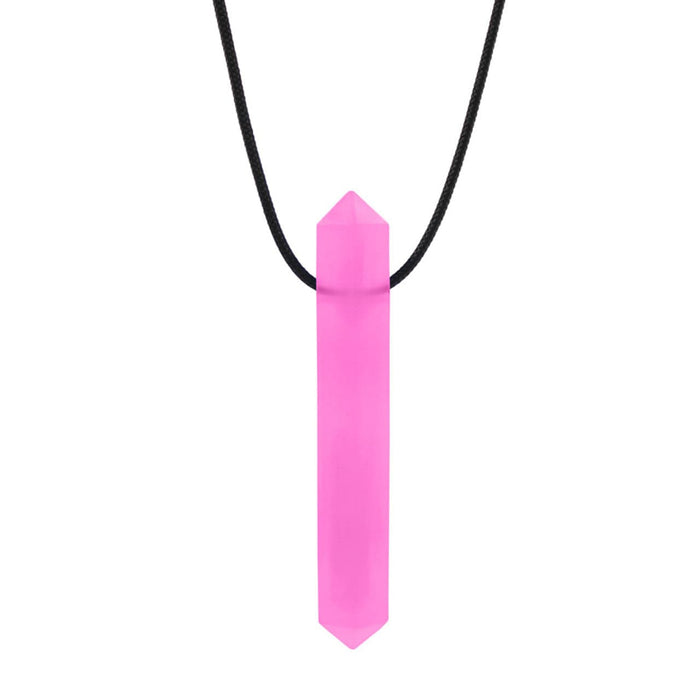 ARK Therapeutics Chew Pink Translucent Standard ARK'S KRYPTO-BITE® CHEWABLE GEM NECKLACE