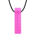 ARK Therapeutics Chew Translucent Pink Standard Ark's Brick Stick Textured Chew Necklace