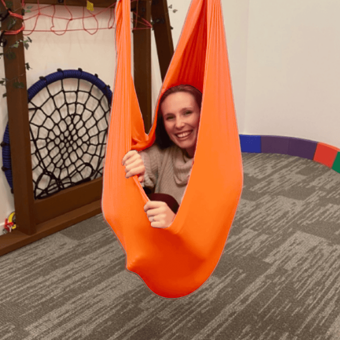 Body Socks Therapeutic Swings Orange Therapy Swing