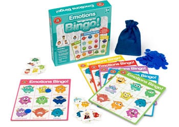 Educational Vantage Game Emotions Bingo