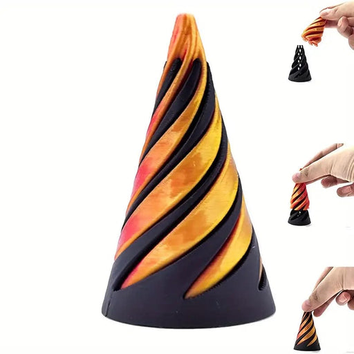 Fancy fidget 3D Spiral Cone