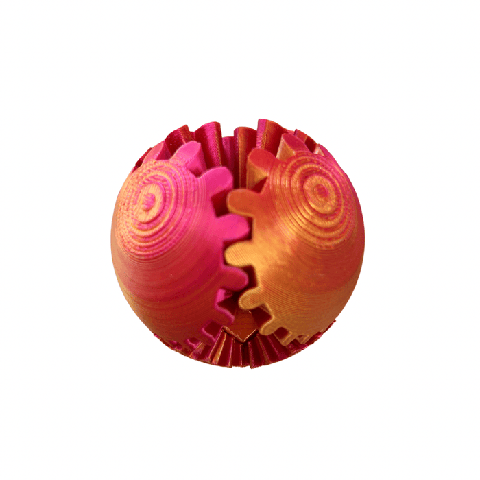 Fancy fidget Pink/yellow Magic 3d Gear Sphere