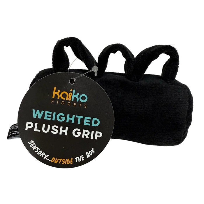 Kaiko Wholesale Fidget Black Weighted Plush Grip with Kinetic Sand