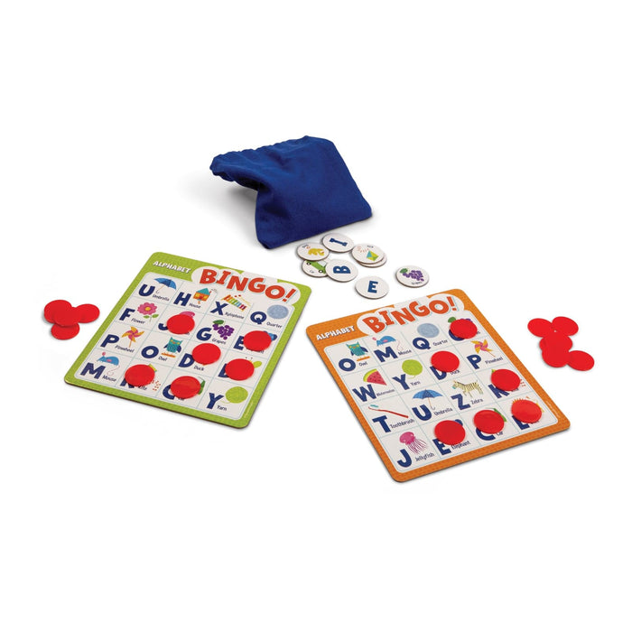 Leisure Learning board game Alphabet Bingo Board Game