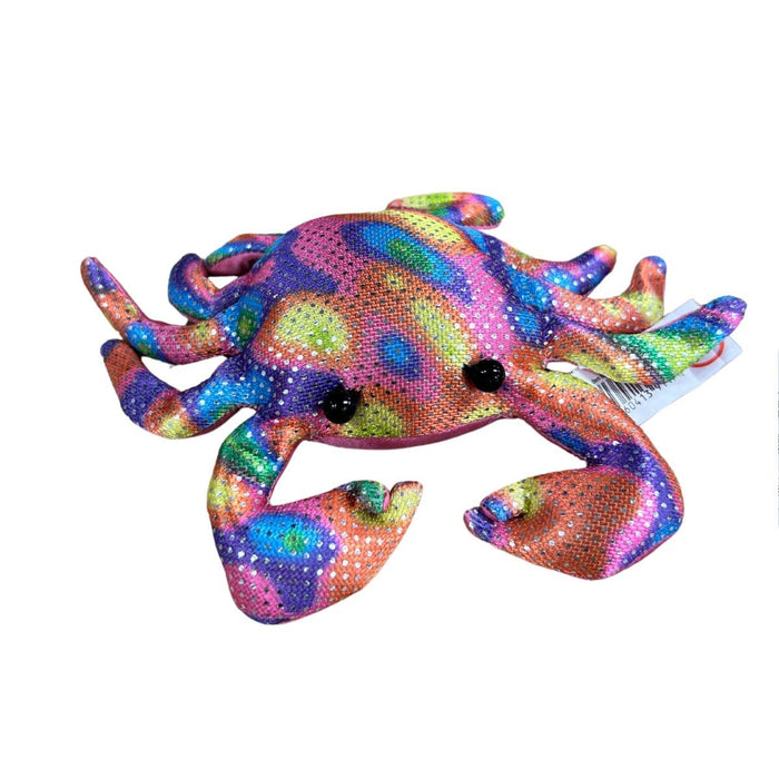 Leisure Learning Weighted Animal Crab Sparkly Weighted Animals 10cm