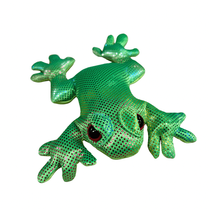 Leisure Learning Weighted Animal Frog Sparkly Weighted Animals 10cm