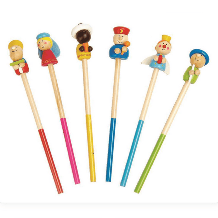 Sensory & Me Educational Christmas Nativity Wooden Pencil