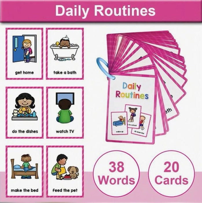 Shein Cards Daily Routines Flashcards