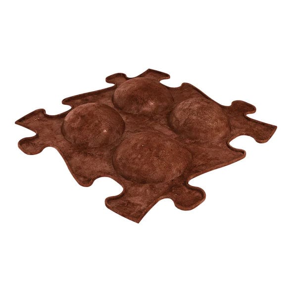 Tinnitots Coconut Brown Eco Solid Muffik Sensory Playmats Tiles