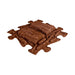 Tinnitots Logs Brown Eco Solid Muffik Sensory Playmats Tiles