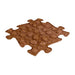 Tinnitots Nuts Brown Eco Solid Muffik Sensory Playmats Tiles