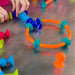 Tomy Australia Construction Squigz Tubes - 18 Piece