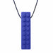 ARK Therapeutics Chew Dark Blue - Standard Ark's Brick Stick Textured Chew Necklace