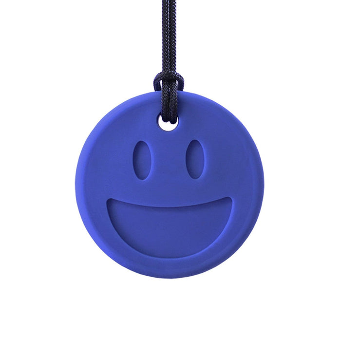 ARK Therapeutics Chew Dark Blue-Standard ARK's Smiley Face Chew Necklace