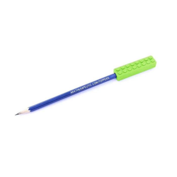 ARK Therapeutics Chew Lime Green - XT Medium ARK's Brick Stick™ Pencil Topper