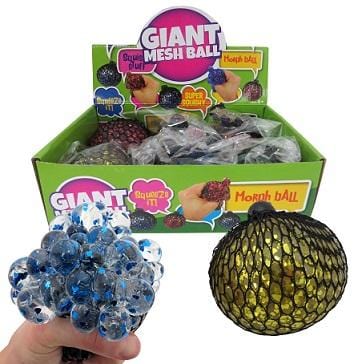 Bensons Fidget Squishy Mesh Ball Giant 9cm