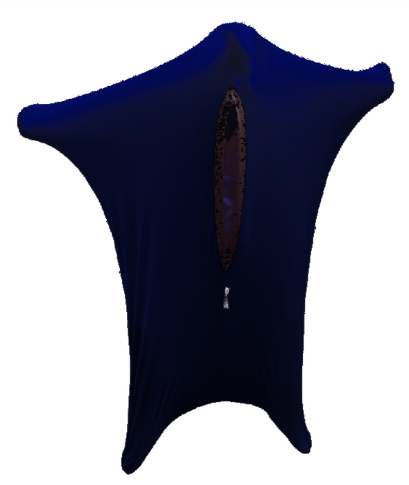 Body Socks Lycra Body Sock Small - 68 x 100cm - suitable for individuals up to 110cms tall / Navy Lycra Body Socks