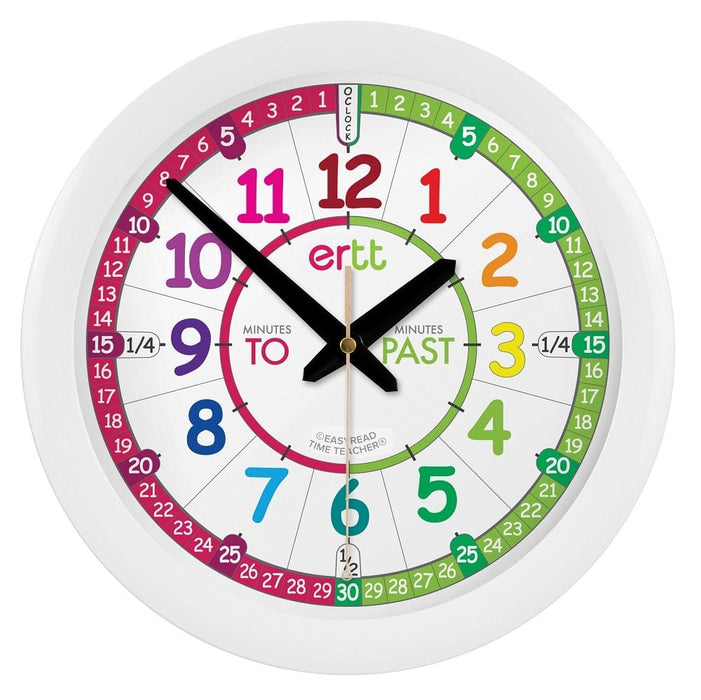 EasyRead Easy Read Clock Rainbow face EasyRead 29cm Wall Clock