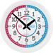 EasyRead Easy Read Clock Red/Blue Face EasyRead 29cm Wall Clock