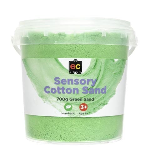 Educational Colours Lime Green Sensory Cotton Sand 700gms