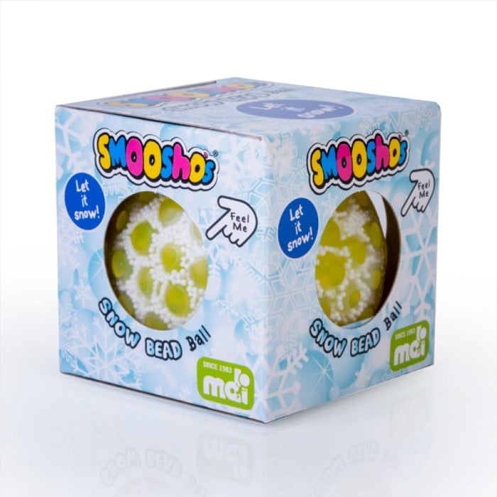 MDI Fidget Smoosho Snow Bead Ball