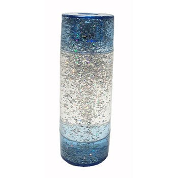 New Dimensions Oz liquid timer Blue/Silver Glitter Tube