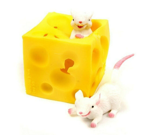 TNW Fidget Stretchy Cheese Block and Mice